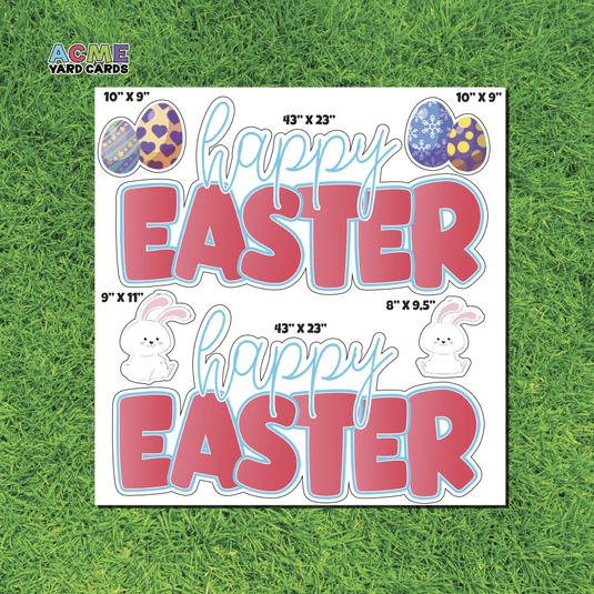 ACME Yard Cards Half Sheet - Theme - Happy Easter