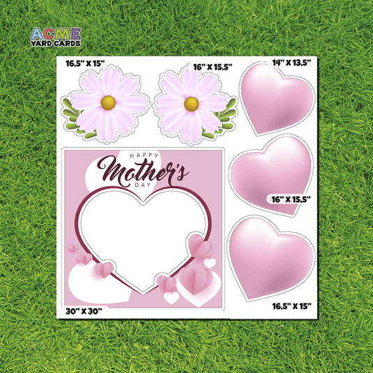 ACME Yard Cards Half Sheet - Theme – Happy Mother's Day Frame