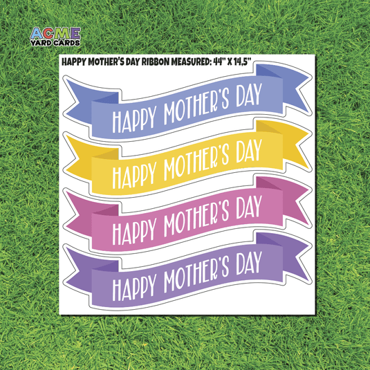 ACME Yard Cards Half Sheet - Theme - Happy Mothers Day Banners