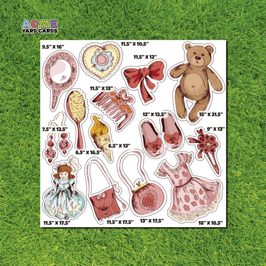 ACME Yard Cards Half Sheet - Theme – Little Girl