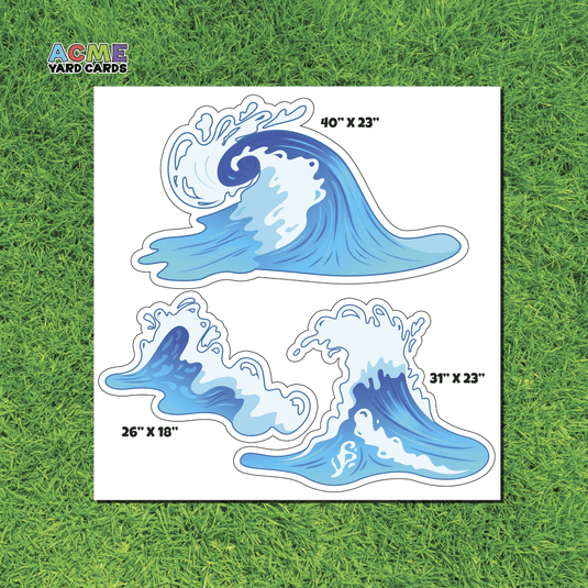 ACME Yard Cards Half Sheet - Theme - Ocean Waves II