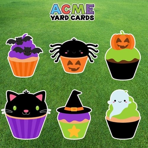 ACME Yard Cards Halloween Cupcakes
