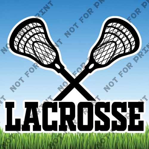 ACME Yard Cards Lacrosse Collection I #001