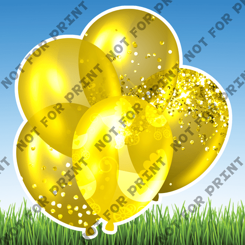 ACME Yard Cards Large Baby Shower Balloon Bundles #052