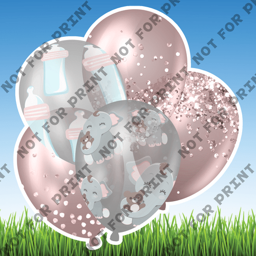 ACME Yard Cards Large Baby Shower Balloon Bundles #068