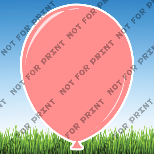 ACME Yard Cards Large Balloons Animals #016