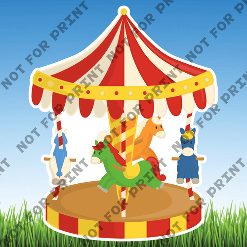 ACME Yard Cards Large Carnival Collection I #004