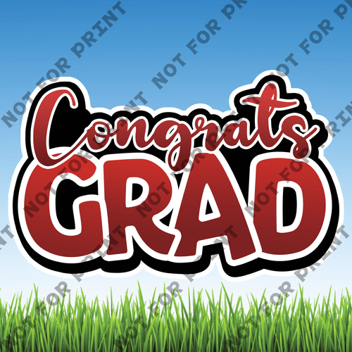 ACME Yard Cards Large Congrats Grad #007