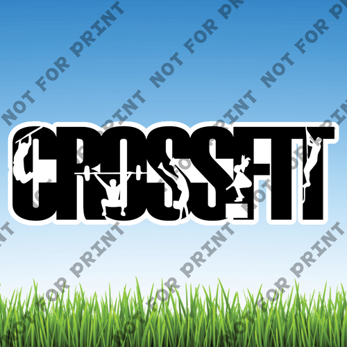ACME Yard Cards Large Crossfit Word Flair #007