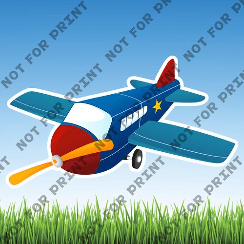 ACME Yard Cards Large Cute Airplanes #000