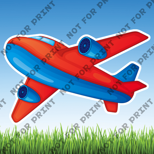 ACME Yard Cards Large Cute Airplanes #001