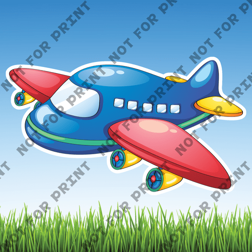 ACME Yard Cards Large Cute Airplanes #005