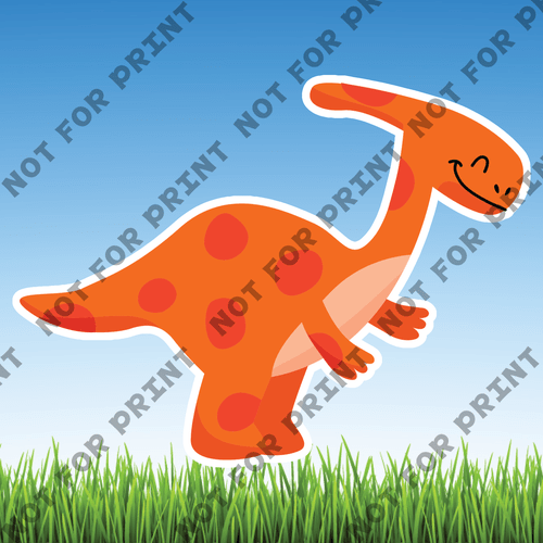 ACME Yard Cards Large Cute Dinosaurs Collection II #006