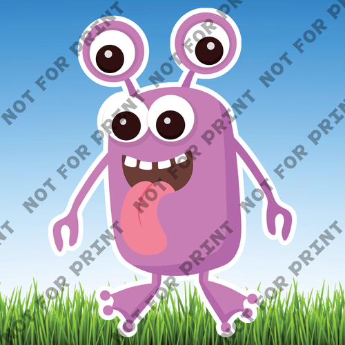 ACME Yard Cards Large Cute Monsters #005