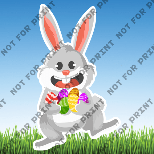 ACME Yard Cards Large Easter Bunny #005