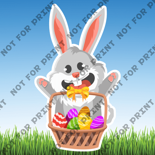 ACME Yard Cards Large Easter Bunny #006