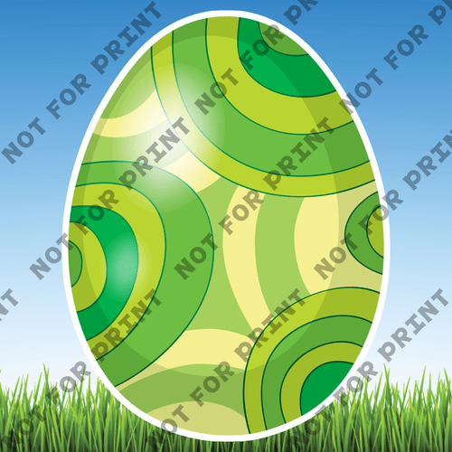 ACME Yard Cards Large Easter Eggs #070