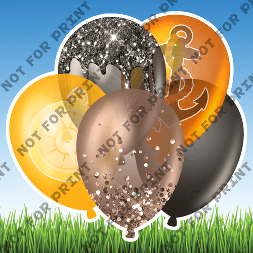 ACME Yard Cards Large Fantasy Balloon Bundles #026