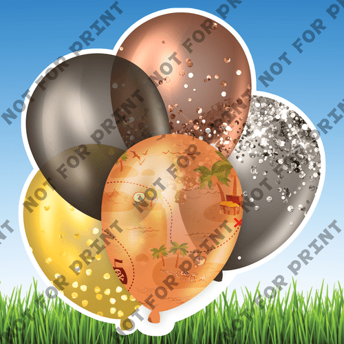 ACME Yard Cards Large Fantasy Balloon Bundles #030