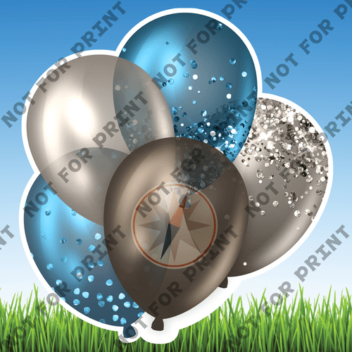 ACME Yard Cards Large Fantasy Balloon Bundles #039