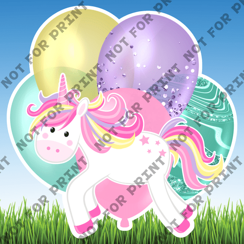 ACME Yard Cards Large Fantasy Balloon Bundles #049