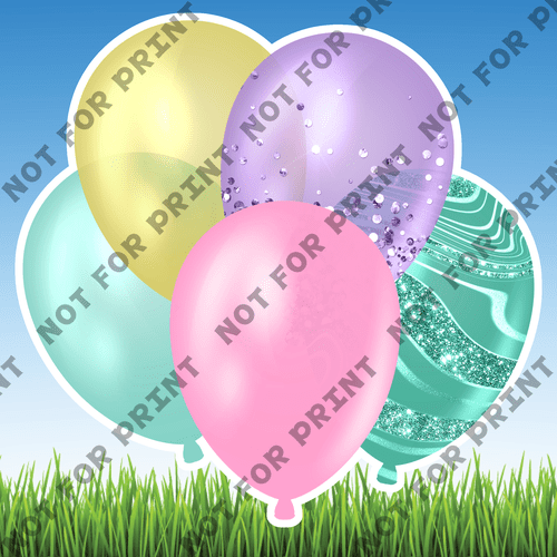ACME Yard Cards Large Fantasy Balloon Bundles #054