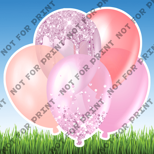 ACME Yard Cards Large Fantasy Balloon Bundles #062