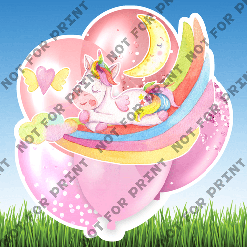 ACME Yard Cards Large Fantasy Balloon Bundles #065