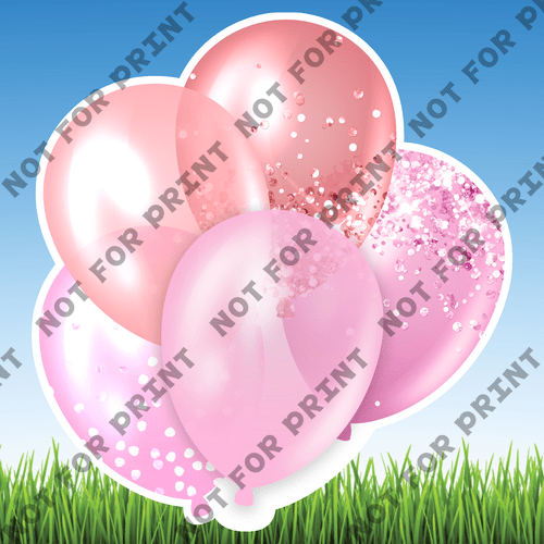 ACME Yard Cards Large Fantasy Balloon Bundles #066