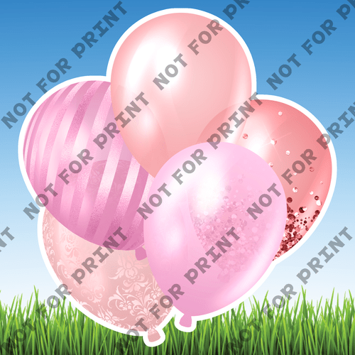 ACME Yard Cards Large Fantasy Balloon Bundles #067