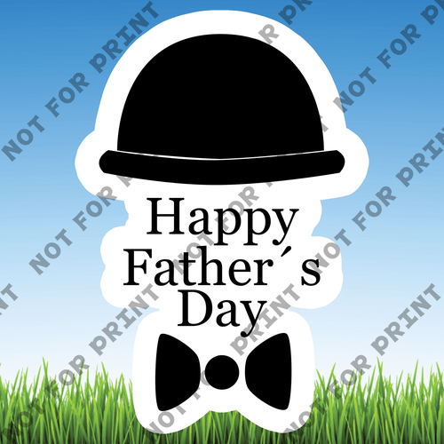 ACME Yard Cards Large Father's Day Word Flair #009