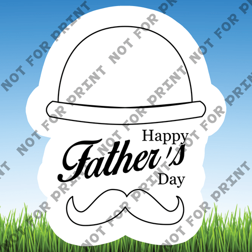ACME Yard Cards Large Father's Day Word Flair #014