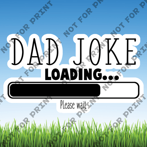 ACME Yard Cards Large Father Word Flair #015