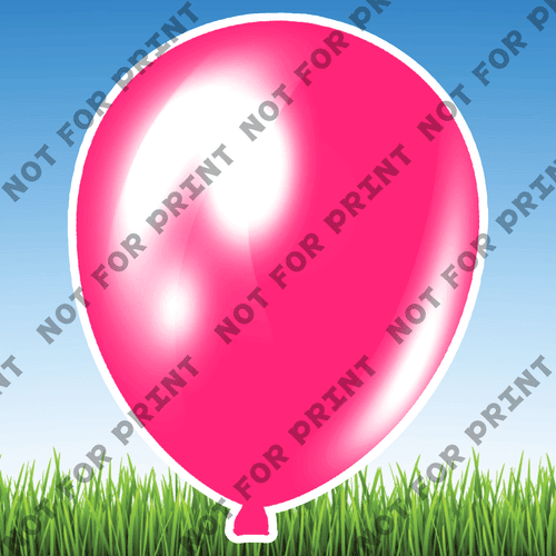 ACME Yard Cards Large Flower Balloons #000