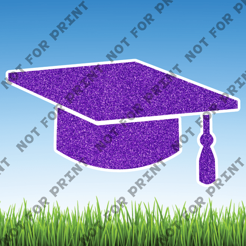 ACME Yard Cards Large Graduation Caps, Gowns & Diplomas #001