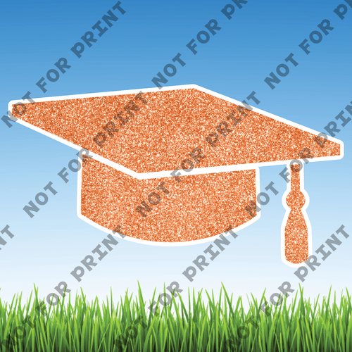 ACME Yard Cards Large Graduation Caps, Gowns & Diplomas #004