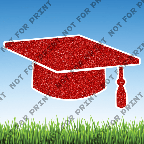 ACME Yard Cards Large Graduation Caps, Gowns & Diplomas #005