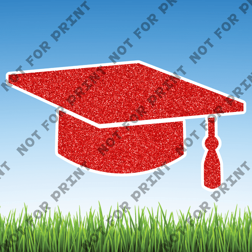 ACME Yard Cards Large Graduation Caps, Gowns & Diplomas #009