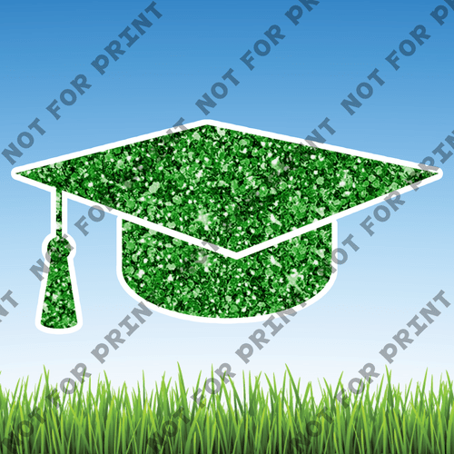ACME Yard Cards Large Graduation Caps, Gowns & Diplomas #071