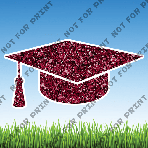 ACME Yard Cards Large Graduation Caps, Gowns & Diplomas #074