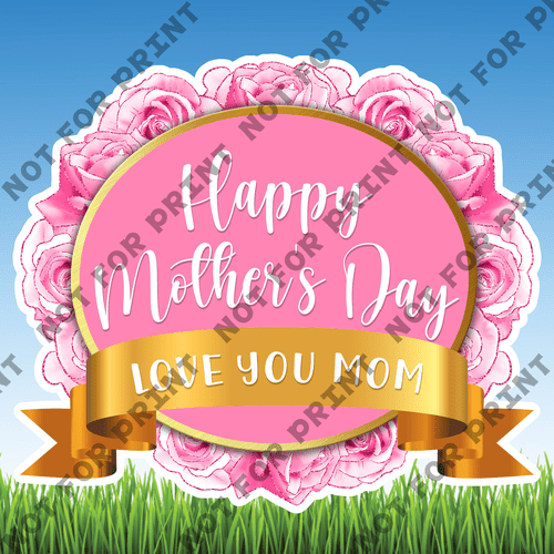 ACME Yard Cards Large Happy Mother's Day Florals #009