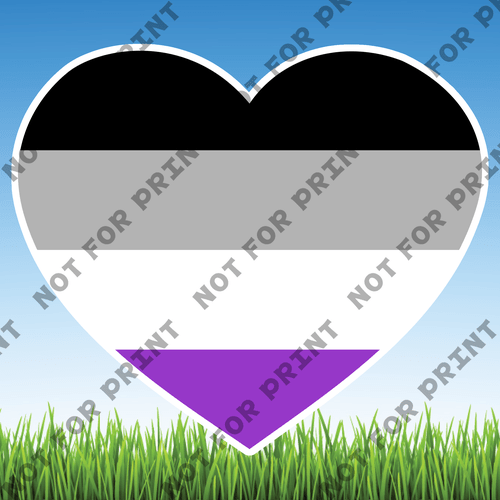 ACME Yard Cards Large LGBTQ Hearts #003
