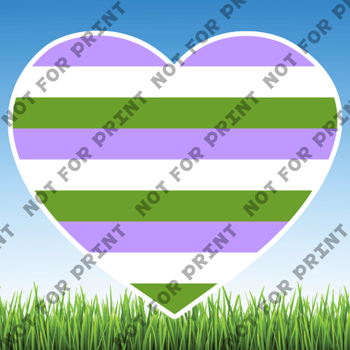 ACME Yard Cards Large LGBTQ Hearts #010