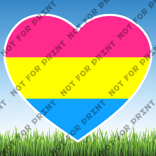 ACME Yard Cards Large LGBTQ Hearts #013