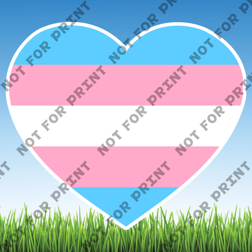 ACME Yard Cards Large LGBTQ Hearts #017
