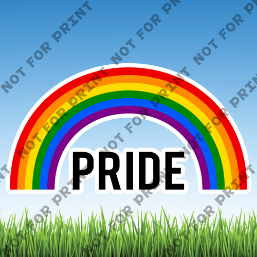 ACME Yard Cards Large LGBTQ Word Flair #001