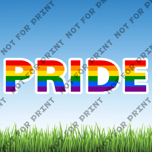 ACME Yard Cards Large LGBTQ Word Flair #005