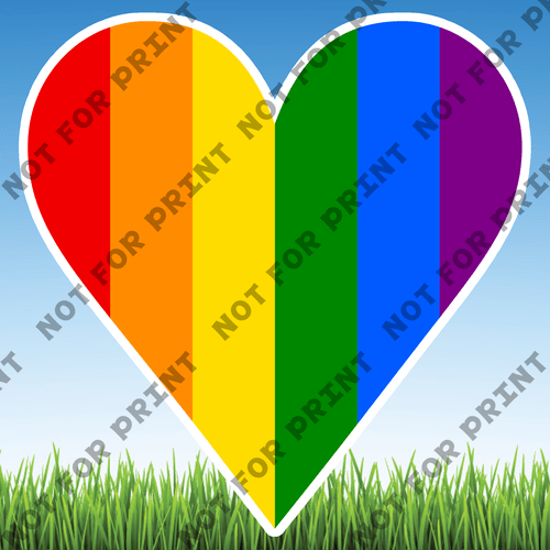 ACME Yard Cards Large LGBTQ Word Flair #045