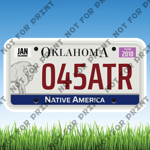 ACME Yard Cards Large License Plate #051