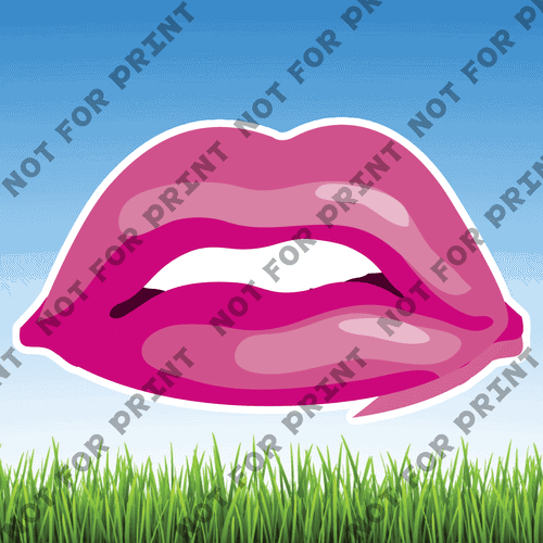 ACME Yard Cards Large Lips #024
